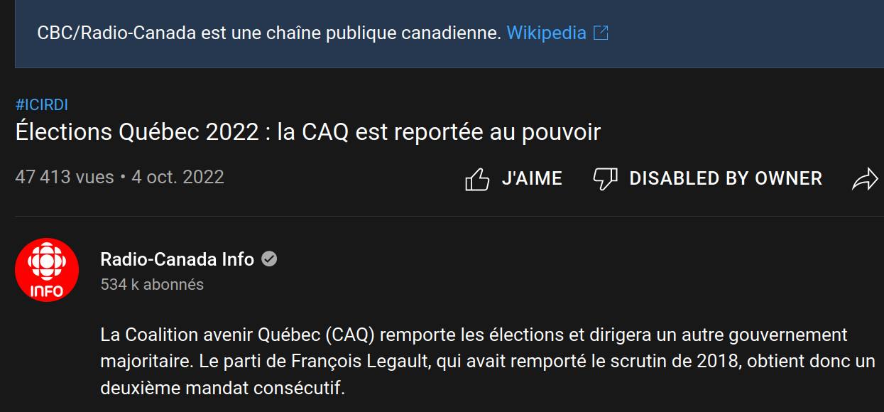 Quebec censorship