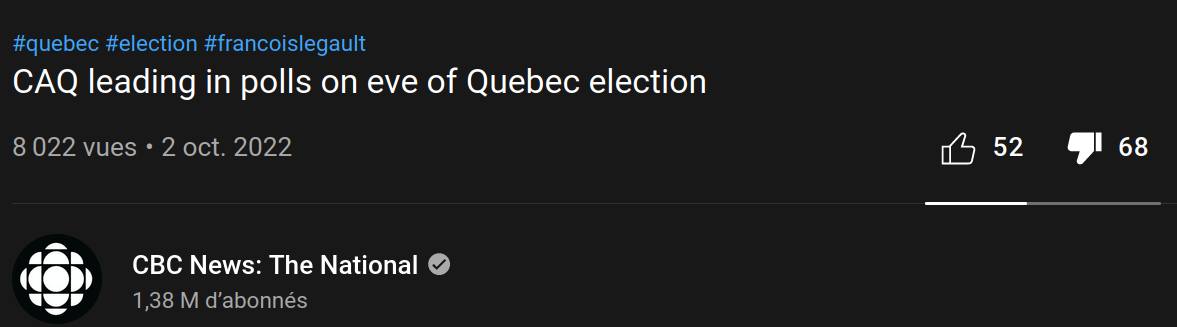 Quebec hidded ratio